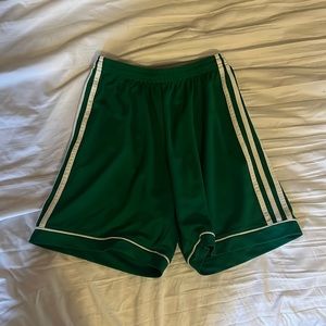 forest green athletic shorts